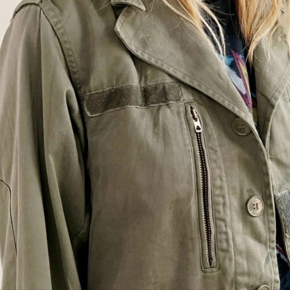 Army Green Utility Jacket, ROMI BASHA "SQUAD" XL - Picture 4 of 16